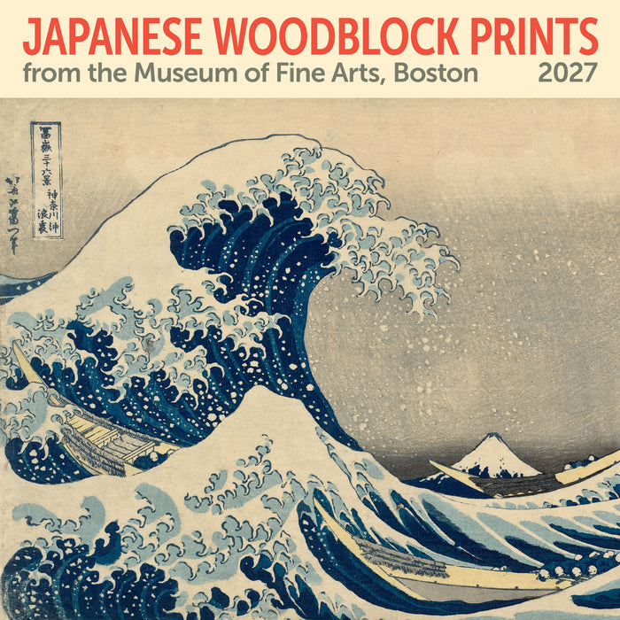 Japanese Woodblocks MFA 2027 Mini Wall Calendar