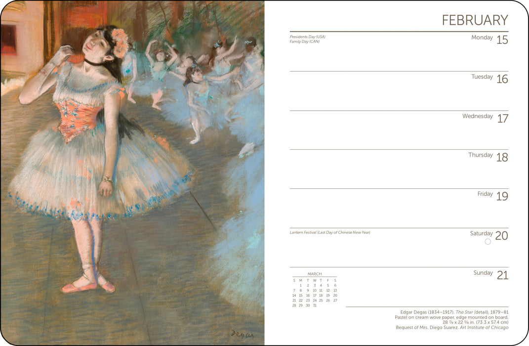 Impressionists 2027 Weekly Diary