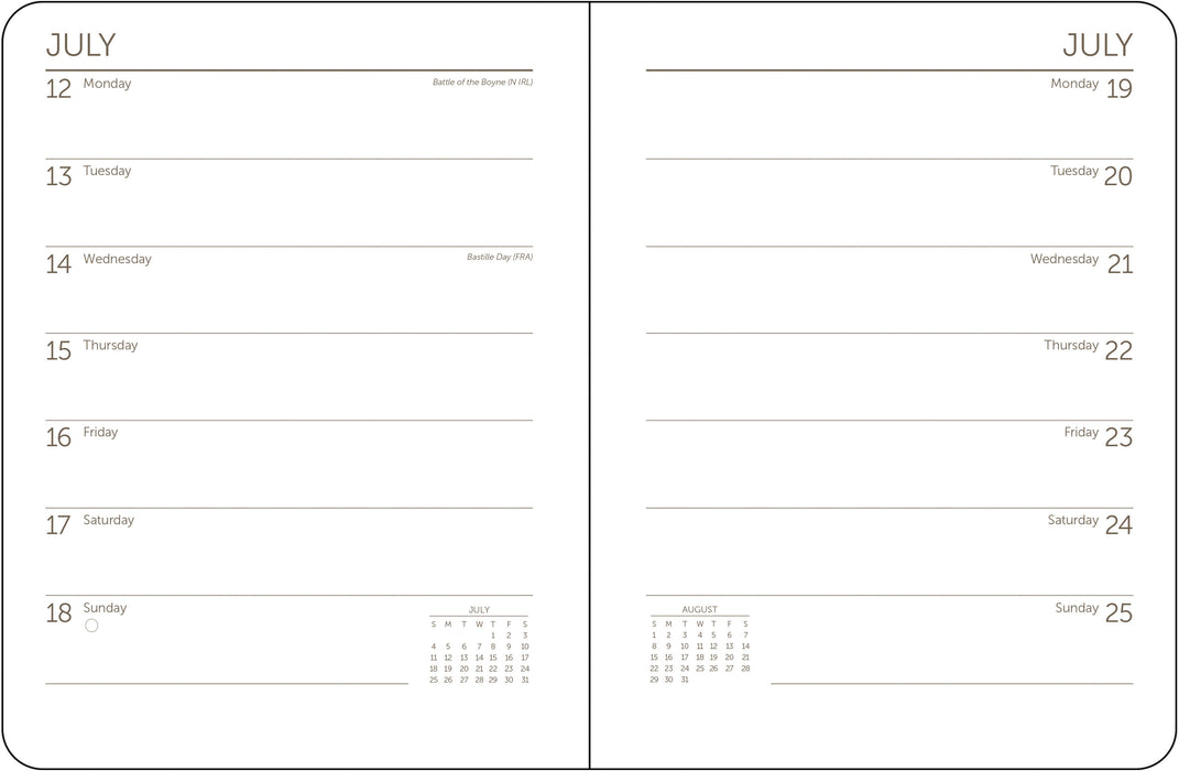 Italy 2027 Weekly Diary
