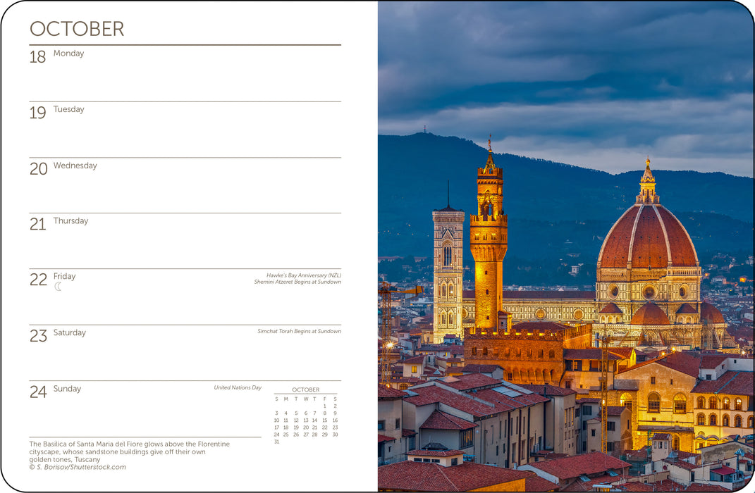 Italy 2027 Weekly Diary