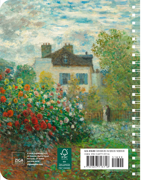 Monet 2027 Weekly Diary