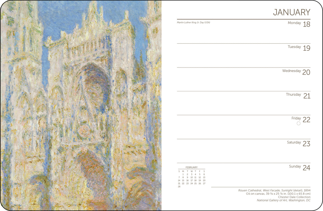 Monet 2027 Weekly Diary