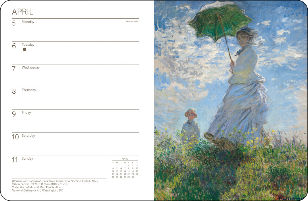 Monet 2027 Weekly Diary
