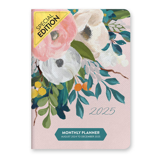 2025 Bella Flora Monthly Pocket Diary by  Orange Circle Studio from Calendar Club