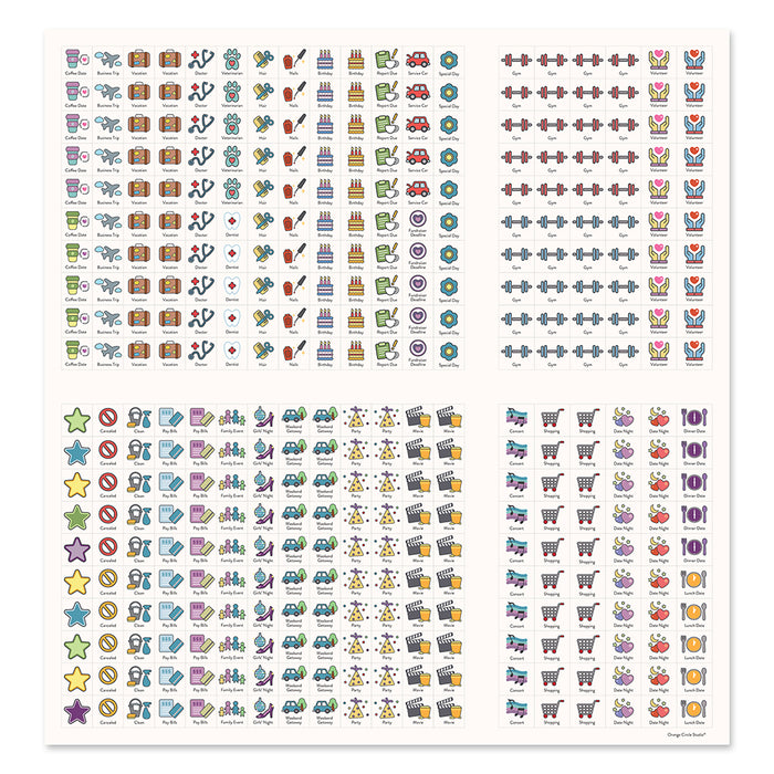 Bella Flora Do It All 2026 Large Wall Calendar with Pocket