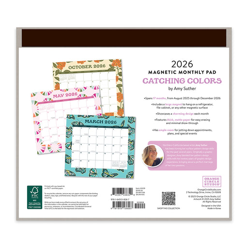Catching Colors Pad Special Edition 2026 Magnetic Calendar