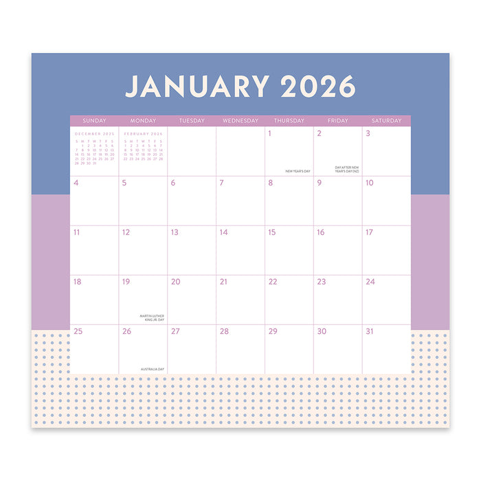 Color Block Pad Special Edition 2026 Magnetic Calendar