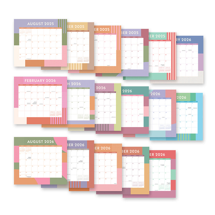 Color Block Pad Special Edition 2026 Magnetic Calendar