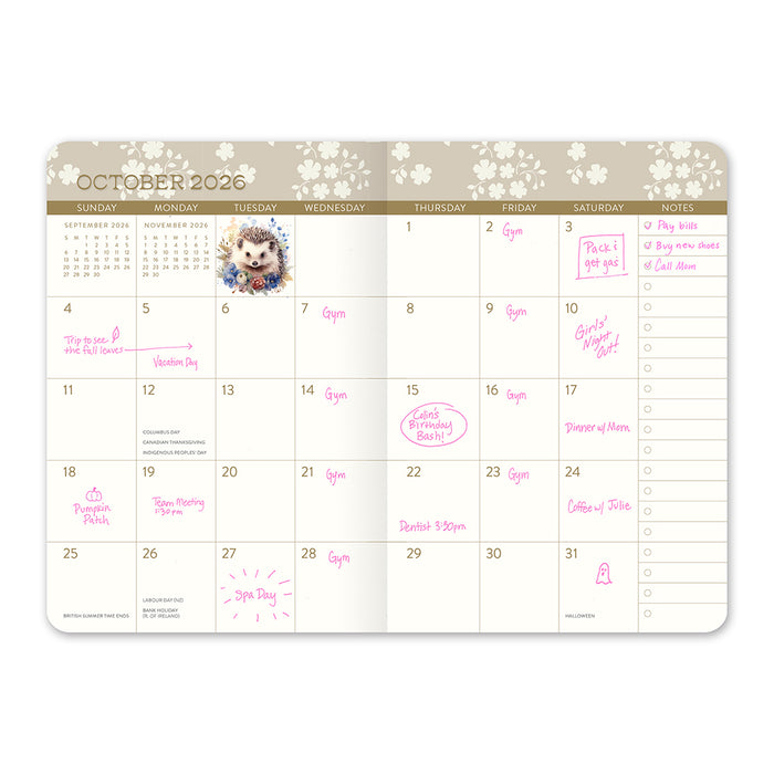 Hedgehogs Special Edition 2026 Pocket Diary