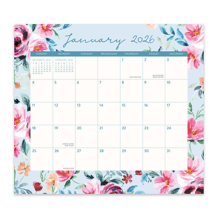 Bella Flora Pad Special Edition 2026 Magnetic Calendar