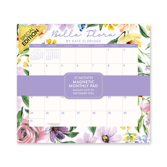 Bella Flora Pad Special Edition 2026 Magnetic Calendar