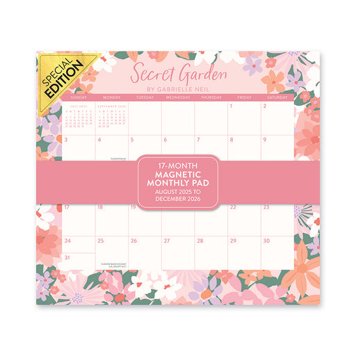 Secret Garden Pad Special Edition 2026 Magnetic Calendar