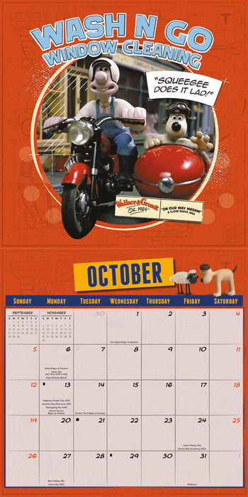 2025 Wallace & Gromit Wall Calendar