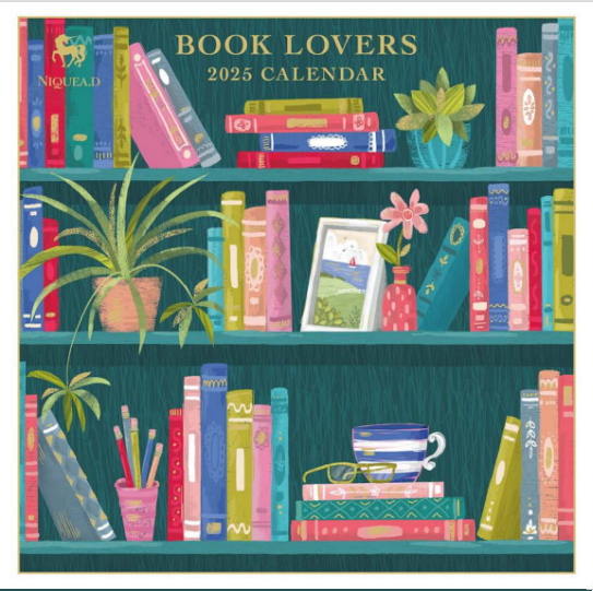 2025 Book Lovers Wall Calendar