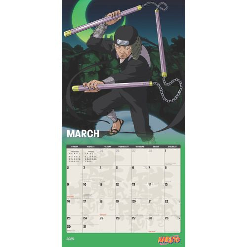 2025 Naruto Wall Calendar