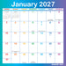 Rainbow Magic Grip 2027 Square Wall Calendar