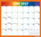 Rainbow Jumbo Magic Grip 2027 Large Wall Calendar