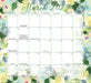 Floral Jumbo Magic Grip 2027 Large Wall Calendar