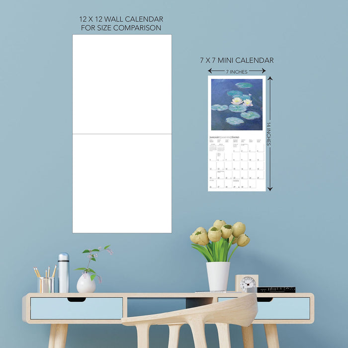 2025 Monet Mini Wall Calendar