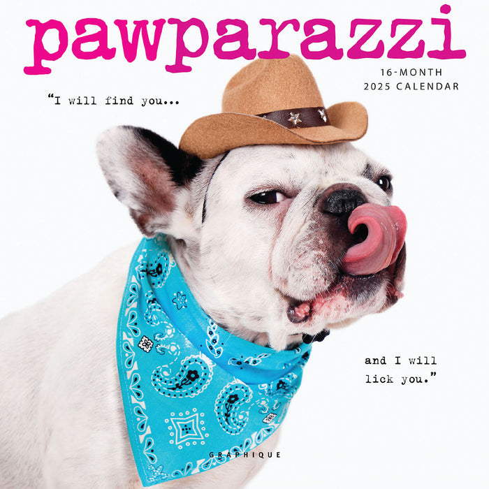 2025 Pawparazzi Mini Wall Calendar