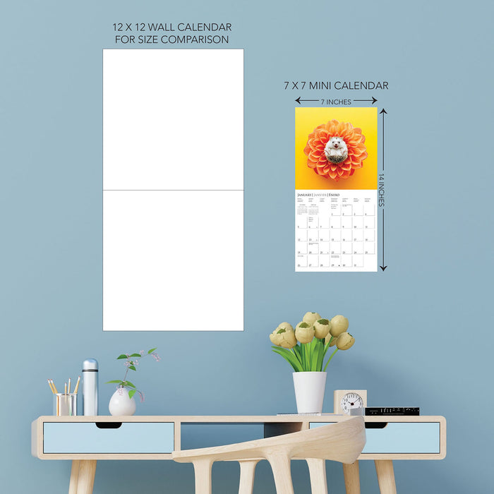 2025 Happiest Hedgehogs Mini Wall Calendar