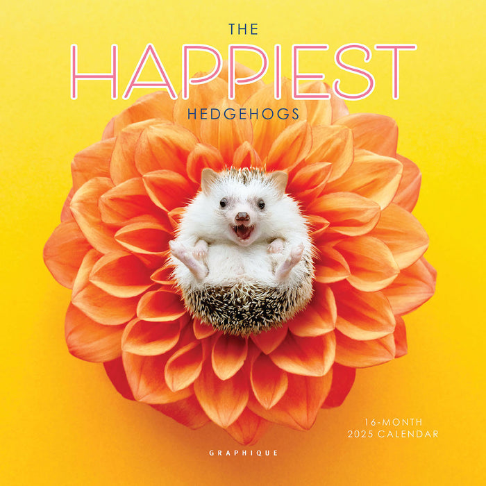 2025 Happiest Hedgehogs Mini Wall Calendar