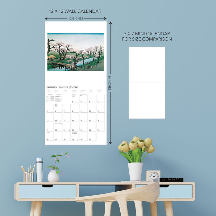 2025 Japanese Art Collection Wall Calendar