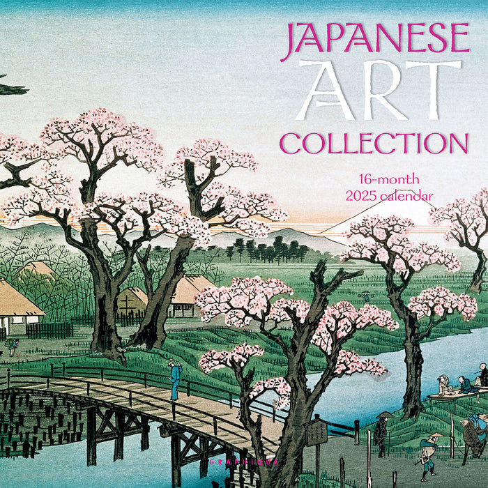 2025 Japanese Art Collection Wall Calendar