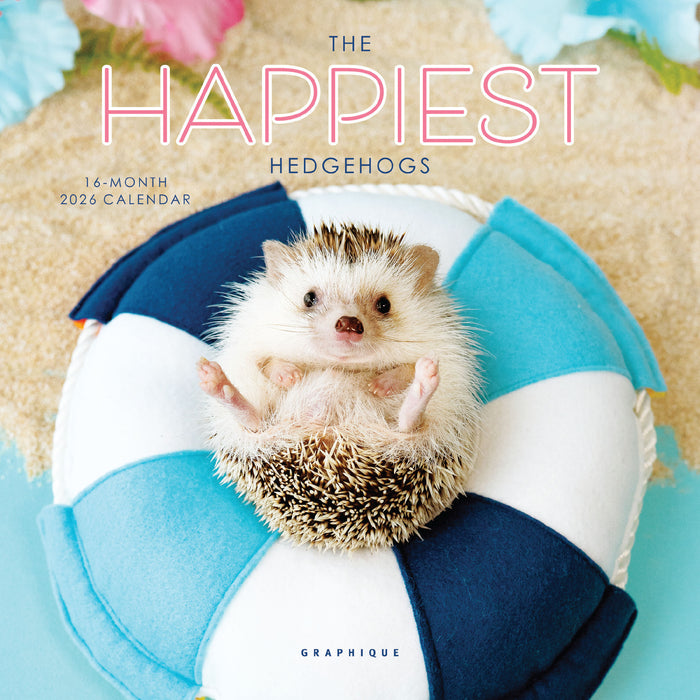 Happiest Hedgehogs 2026 Mini Wall Calendar