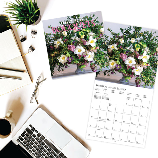 Garden Bouquets 2026 Mini Wall Calendar