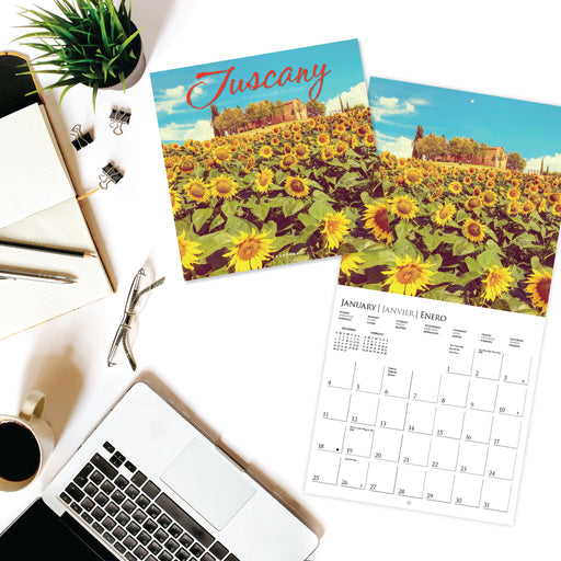 Tuscany 2026 Square Wall Calendar