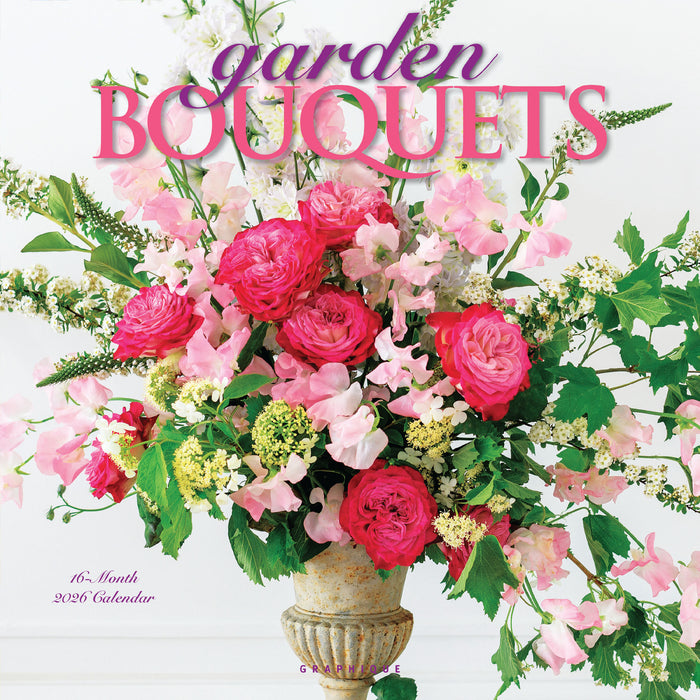 Garden Bouquets 2026 Square Wall Calendar