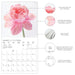 Fleurs 2026 Square Wall Calendar