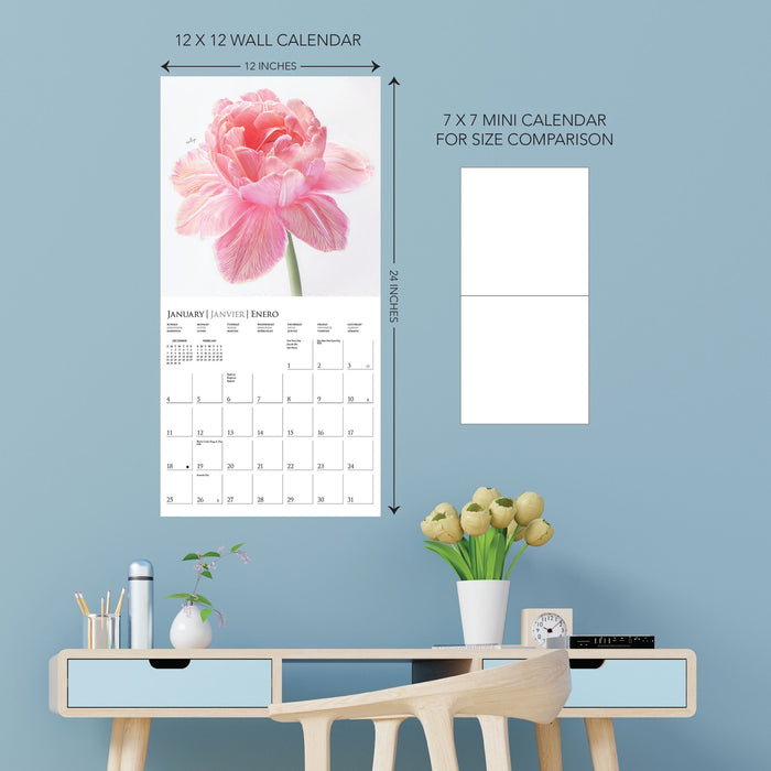 Fleurs 2026 Square Wall Calendar