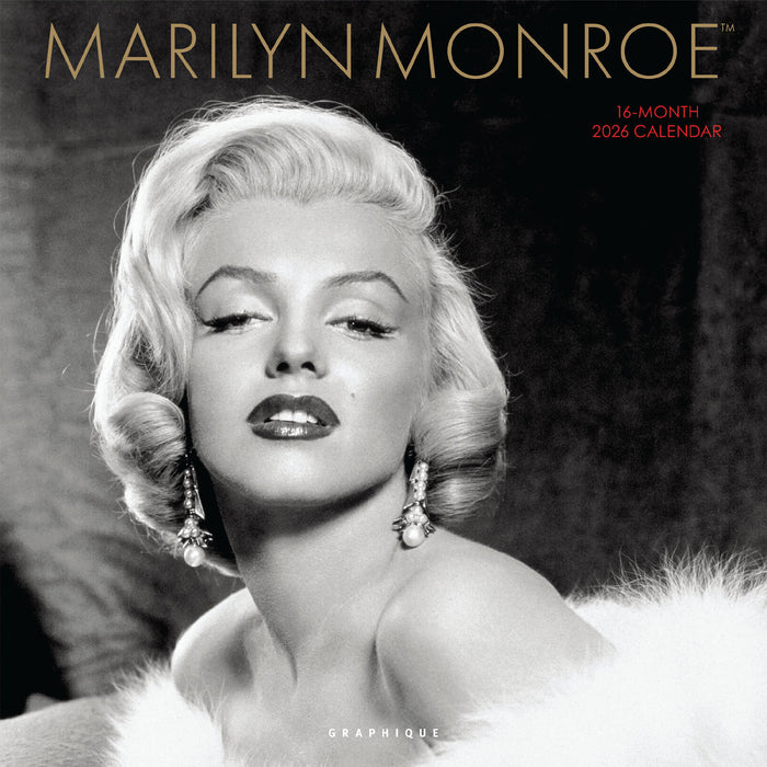 Marilyn Monroe 2026 Square Wall Calendar