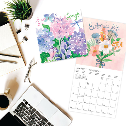 Live Love Laugh 2026 Square Wall Calendar