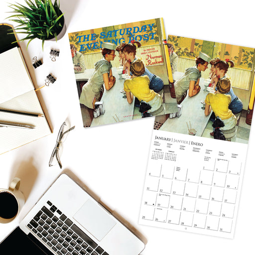 Saturday Evening Post 2026 Square Wall Calendar (Online Exclusive)