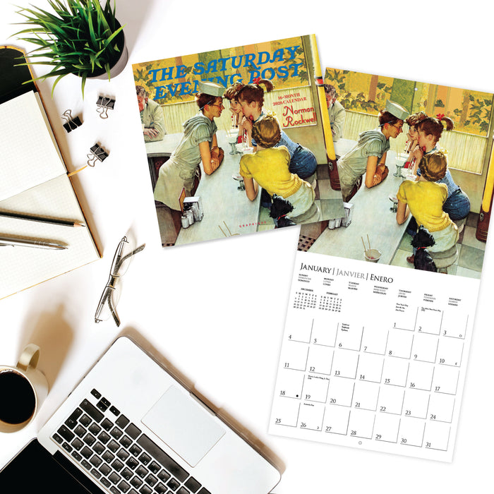 Saturday Evening Post 2026 Square Wall Calendar (Online Exclusive)