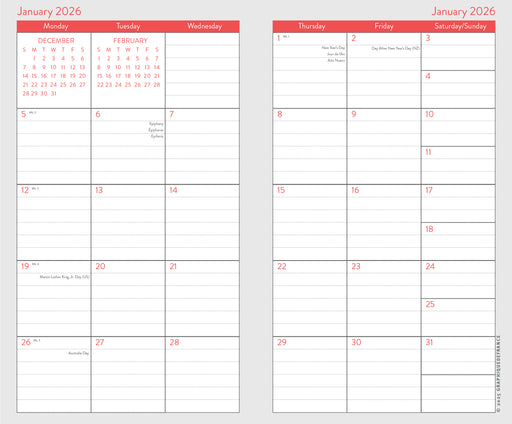 Joyful Landscapes 2026 Pocket Diary