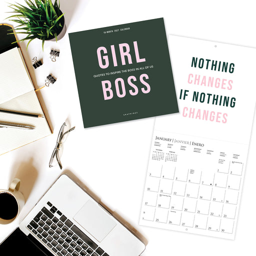 Girl Boss 2027 Mini Wall Calendar