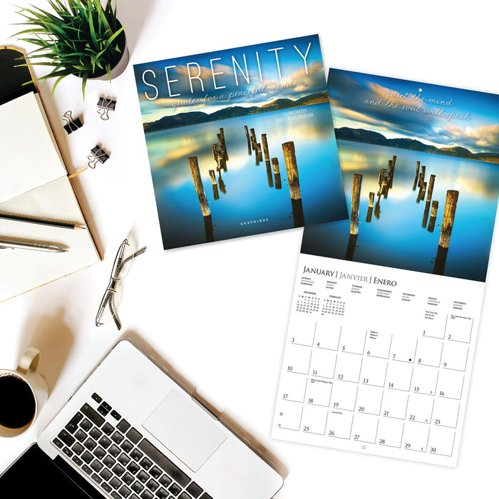 Serenity 2027 Mini Wall Calendar