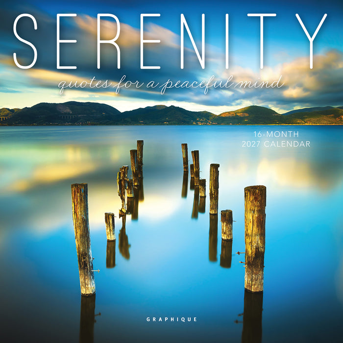 Serenity 2027 Mini Wall Calendar