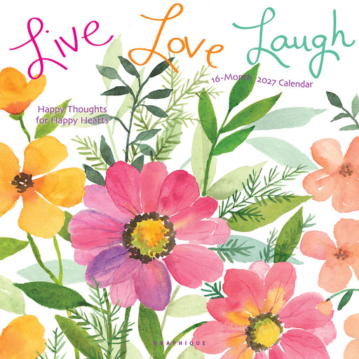 Live Love Laugh 2027 Square Wall Calendar