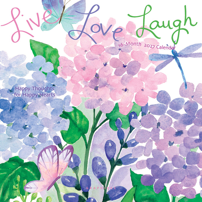 Live Love Laugh 2027 Mini Wall Calendar