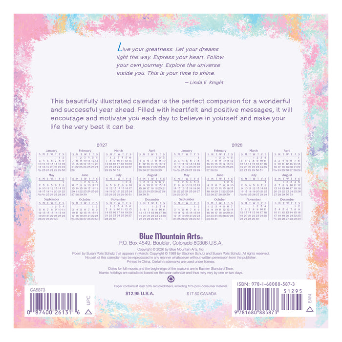 This is Your Year to Shine 2027 Mini Wall Calendar