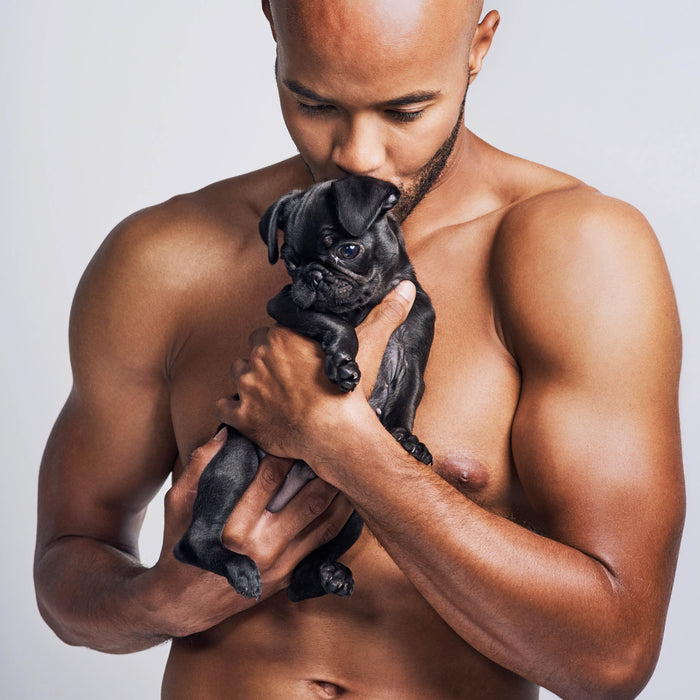 Hunks and Hounds 2026 Square Wall Calendar