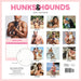 Hunks and Hounds 2026 Square Wall Calendar