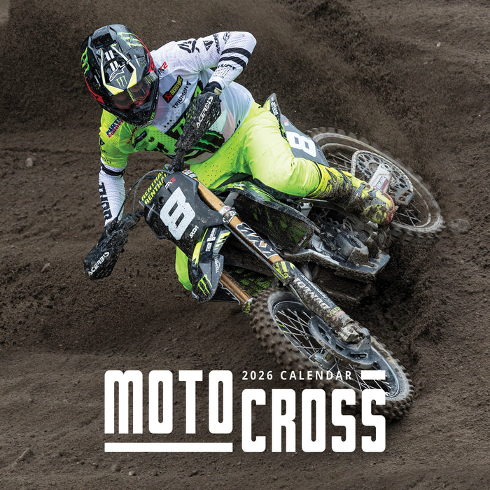 Motocross 2026 Square Wall Calendar