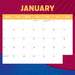AFL Brisbane Lions 2026 Square Wall Calendar