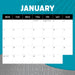 AFL Port Adelaide Power 2026 Square Wall Calendar